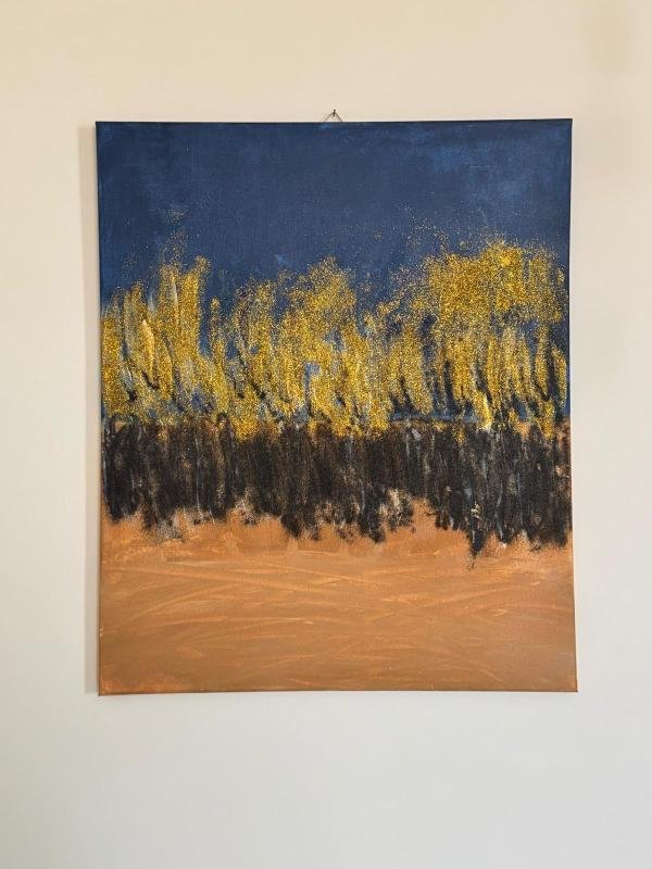 Bosco Dorato Nella Notte